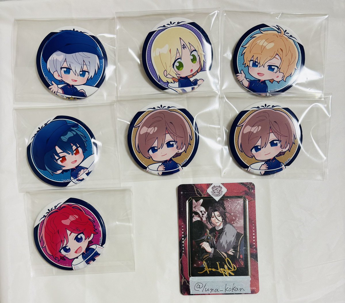 交換] 魔法使いの約束 まほやく HUB コラボ 缶バッジ 譲 アーサー リケ