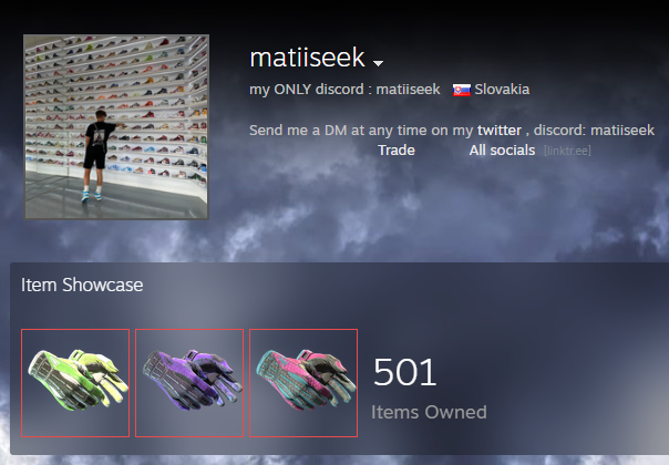 matiiseek - Buying Skins 95% tweet media