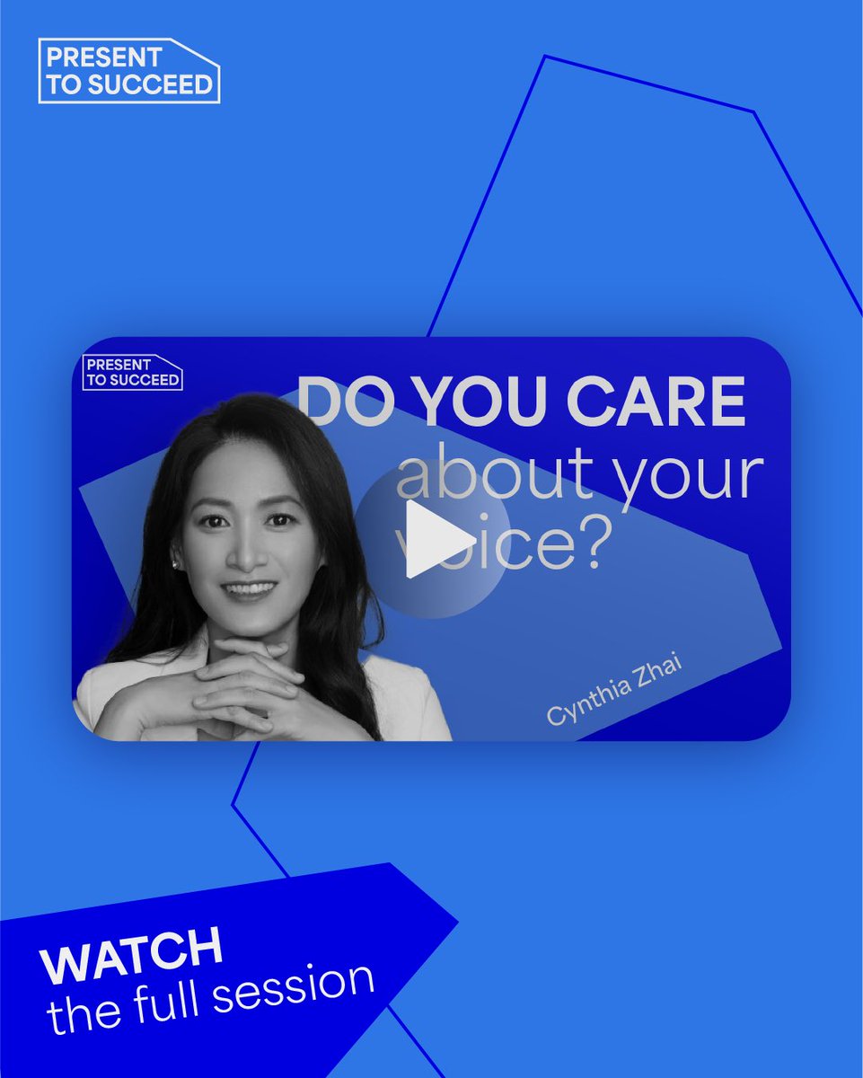 Your voice can change how people listen to you.
🎤 Voice coach &amp; author Cynthia Zhai shares practical tools to boost confidence, control nerves, and speak with clarity and presence. Perfect for anyone looking to level up their public speaking skills.
Link: youtu.be/JVm5SgC8xyU