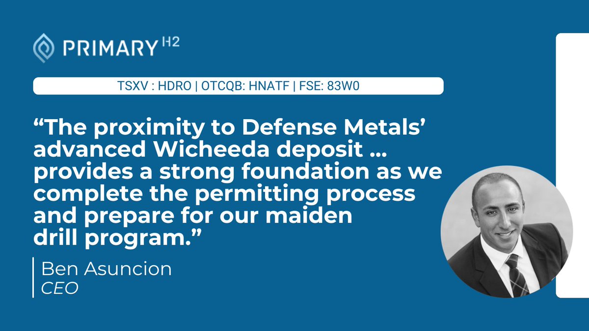Primary Hydrogen (TSXV: HDRO) (OTCQB: HNATF) tweet media