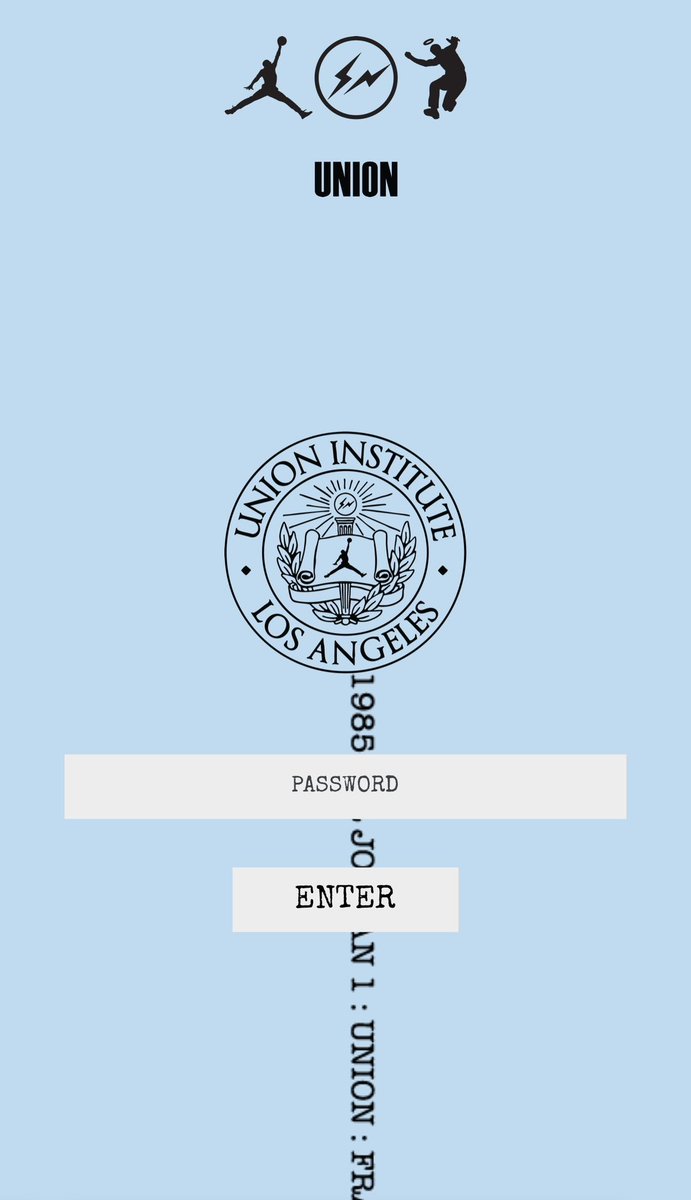 UNION x Fragment x Air Jordan 1 F&amp;F Early Access going out 👀🧵⚡️