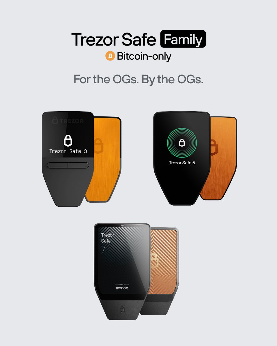 Bitcoin-only versions are available for all the Safe Family models 🧡