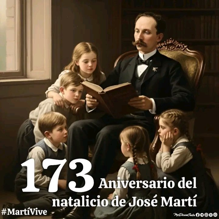 Aniversario 173
Natalicio de Nuestro Héroe Nacional José Martí
#SantiagoDeCuba
#MartíVive
#ComercioCuba
<a href="/BeatrizJUrrutia/">Beatriz Johnson Urrutia</a> 
<a href="/BetsyDazVelzqu2/">Betsy Díaz Velázquez</a>