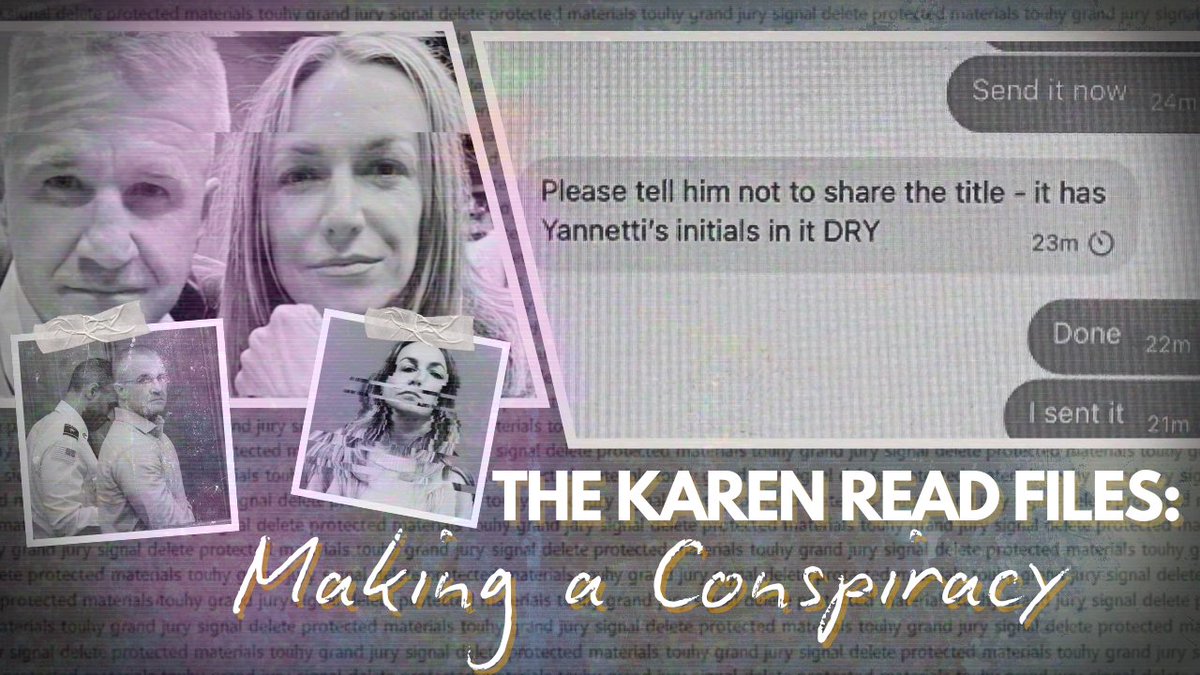 On our show this Saturday, we're launching a brand-new series: The Karen Read Files: Making a Conspiracy. This series will reveal new, never-before-seen information that definitively shows how this all began and just how deep the connection between Karen Read and Aidan Kearney
