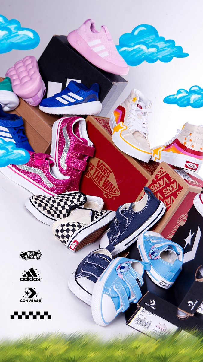 RockCityArmy's tweet photo. ✨👟 Tênis infantil que acompanha cada fase 👟✨

Aqui você encontra @vansbrasil , @adidasbrasil e @converse_br infantil, com modelos clássicos e opções cheias de personalidade, pensadas pra brincar, correr e viver tudo intensamente. 🛹☁️
Numerações do 15 ao 37! https://t.co/3yqGQmtCOr