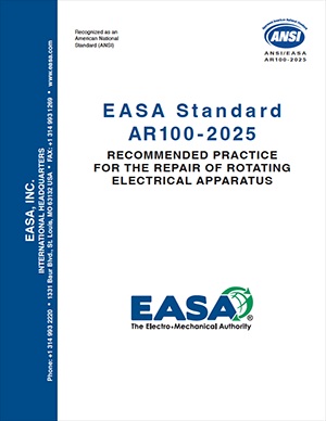 The NEW AR100-2025 features 72 enhancements. Buy it and download it at go.easa.com/AR10025. #ElectricMotors #RotatingApparatus