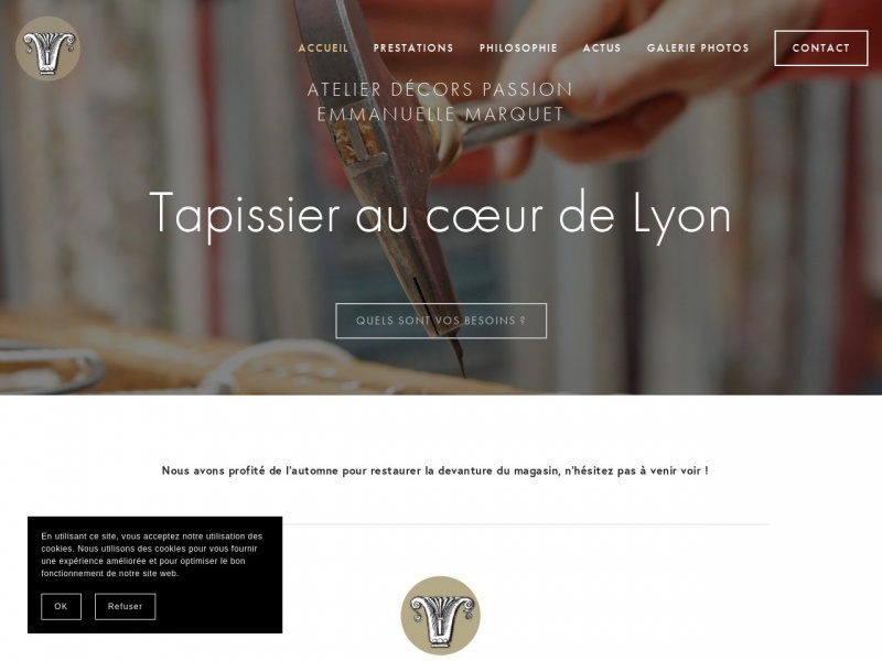 Tapissier décorateur Décors Passion - Emmanuelle Marquet à #Lyon (#Rhône) Dans la droite succession de Sylvie Cohendy, Emmanuelle Marquet restaure les tapis noués main de toutes origines (frange...
Suite 👉 artisansdupatrimoine.fr/professionnel/…
#Artisan #Restauration #Patrimoine