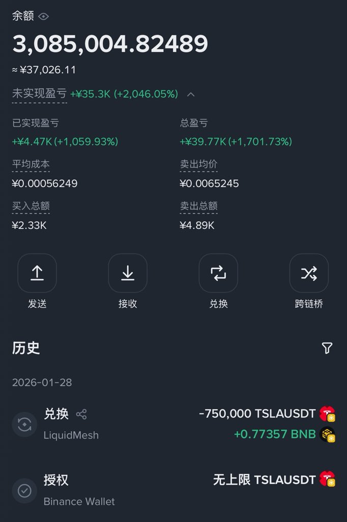 Lvyuzhe's tweet photo. #TSLAUSDT 下午1200买了点晚上就3万了 https://t.co/LPzZa0NFt2
