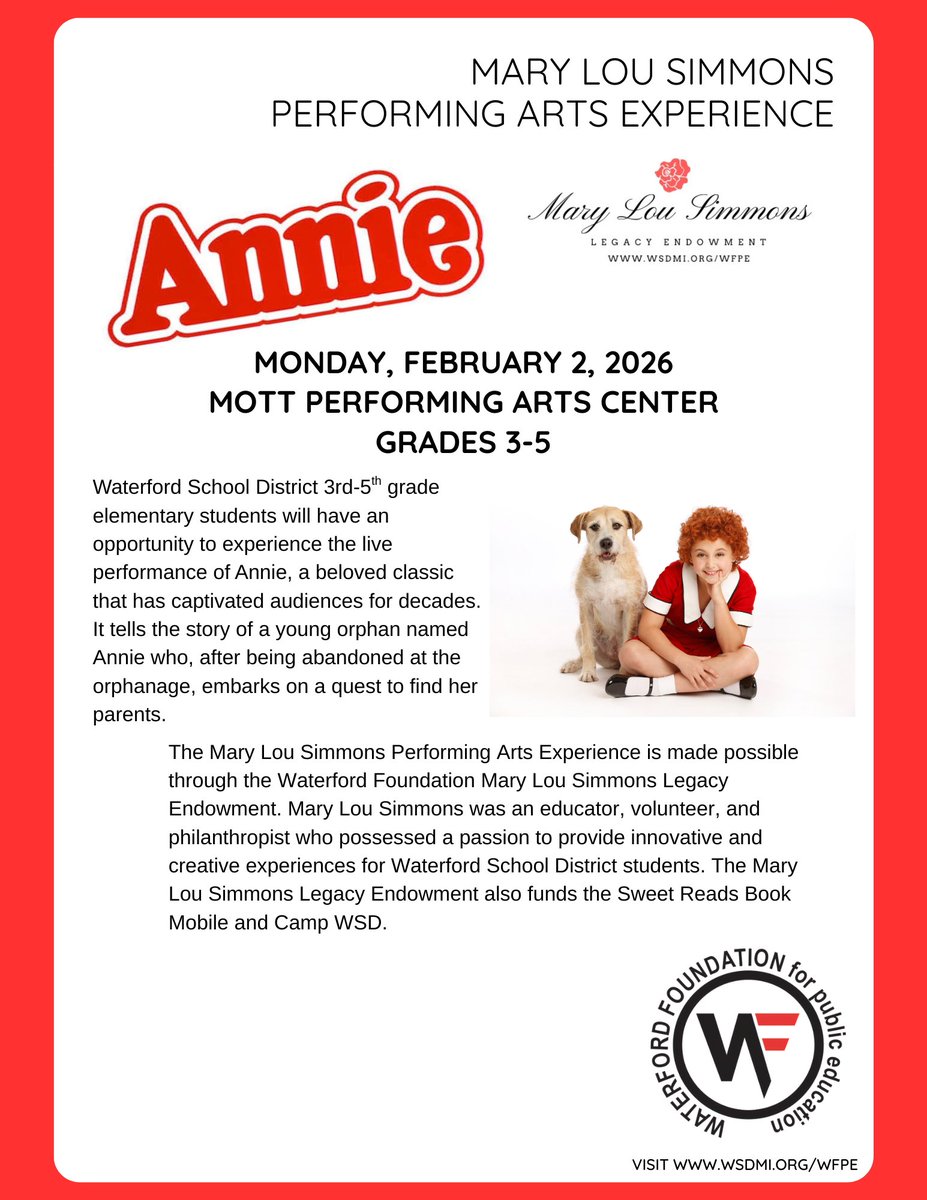 Waterford Foundation tweet media