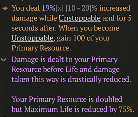 WE GOT IT!

It took over 800 Tibault's Wills, running out of Heavenly Sigils &amp; Neathiron many times! Barbarian is officially ready to Tower Push with:

- ROSS Sanc on Grandfather (2h sword)
- Grandfather on 100,000k Steps (boots)
- Shako on Mantle of Mountain's Fury (Chest)
-