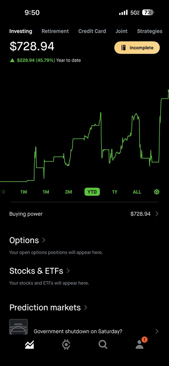 followflowplay's tweet photo. $500 account challenge update. Pretty rough ride but it is sitting at $728 https://t.co/SzfjT7JcGA