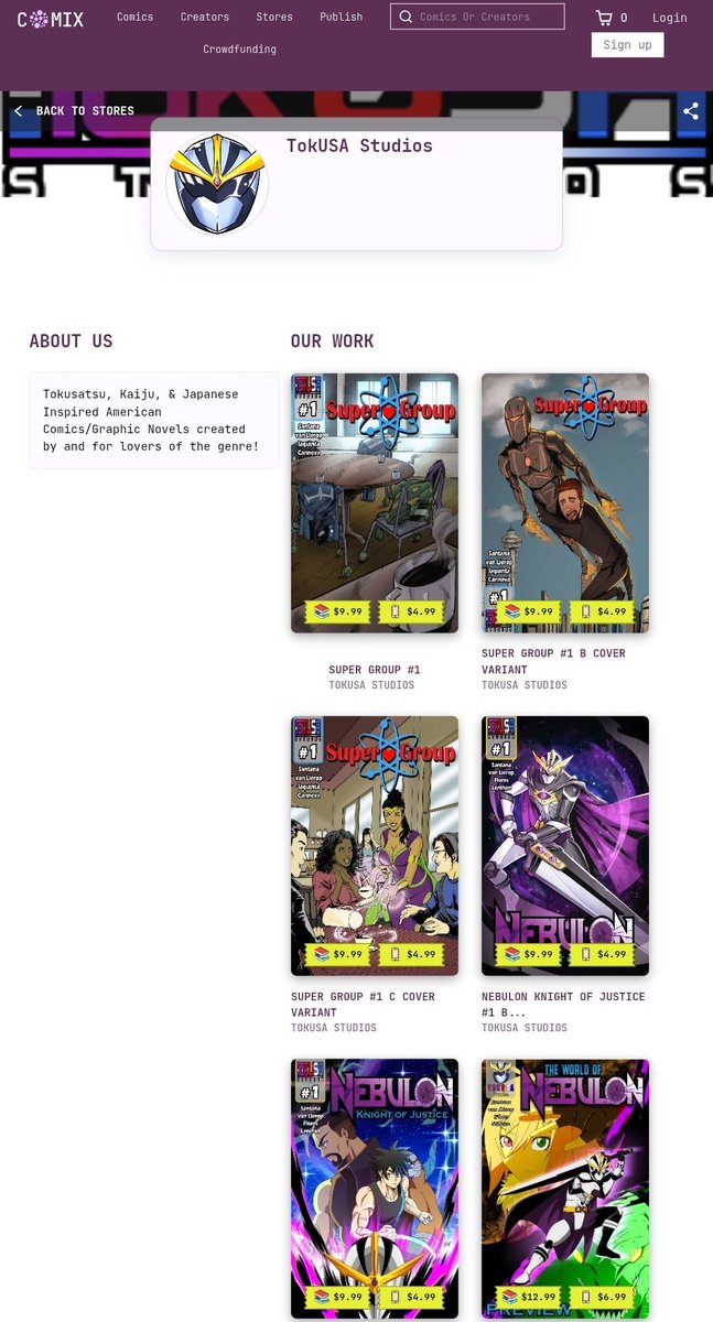 TokUSA Studios- NEBULON #2 in production & more! tweet media