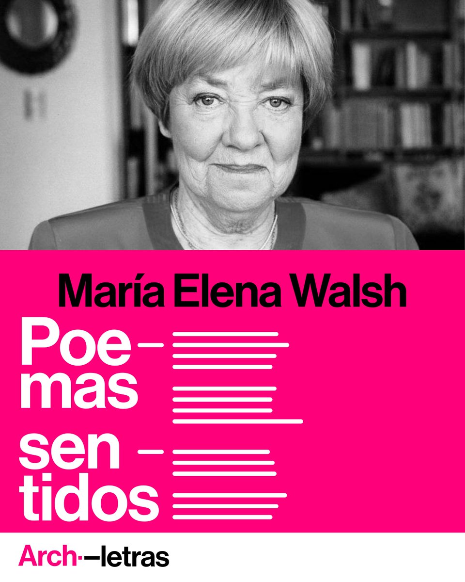 📘Hoy sería el 96 cumpleaños de María Elena Walsh, poeta, novelista, dramaturga, compositora y cantautora argentina. Aquí os dejamos el episodio 'María Elena Walsh, para chicos y para grandes' de nuestro pódcast 'Poemas sentidos', <a href="/arsenioescolar/">Arsenio Escolar</a> 👇 archiletras.com/poemassentidos…