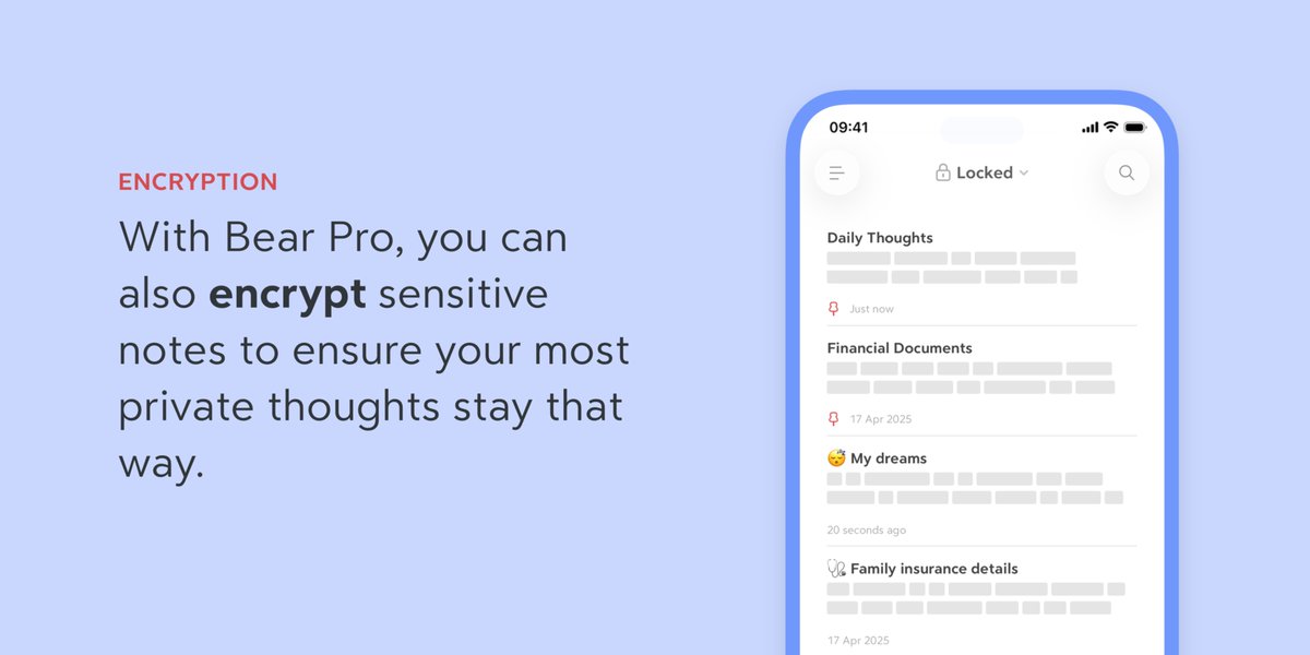 Bear - Markdown Notes tweet media