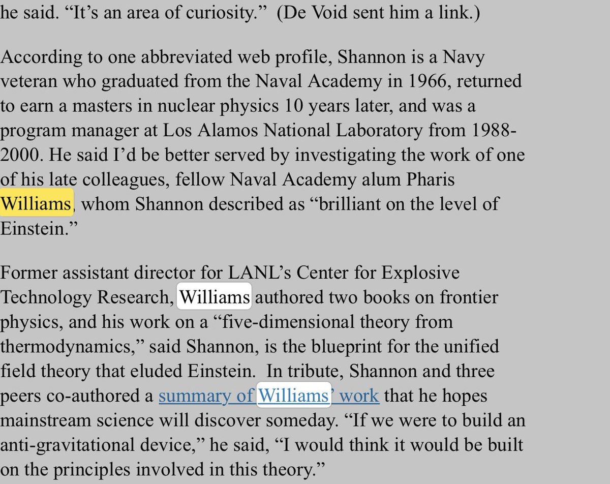 AshtonForbes's tweet image. I know how Pharis Williams solved the nuclear weapons calculations.

He added an extra dimension.

The yields were far too low in 5D space because you have to take into account the energy in the volume of spacetime in addition to the mass of the payload.

That's why the…