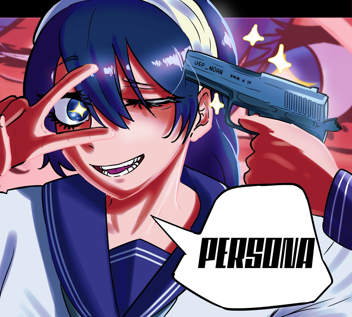 NoaHBy2003's tweet photo. PERSONA!!

#jjk #riko_art #Persona3 #fanart https://t.co/KmwvljmxzW