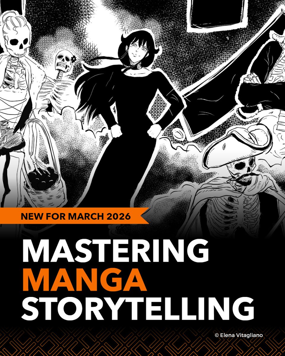 🎨 Calling all writers, artists and visual storytellers!

We’re launching a new 8 week evening short course focused on manga storytelling with Manga Artist Elena Vitagliano (<a href="/EvitaglianoArt/">Elena Vitagliano Art</a>), the first European Artist to publish a one shot on Shonen Jump+, Miriam of the Skulls!