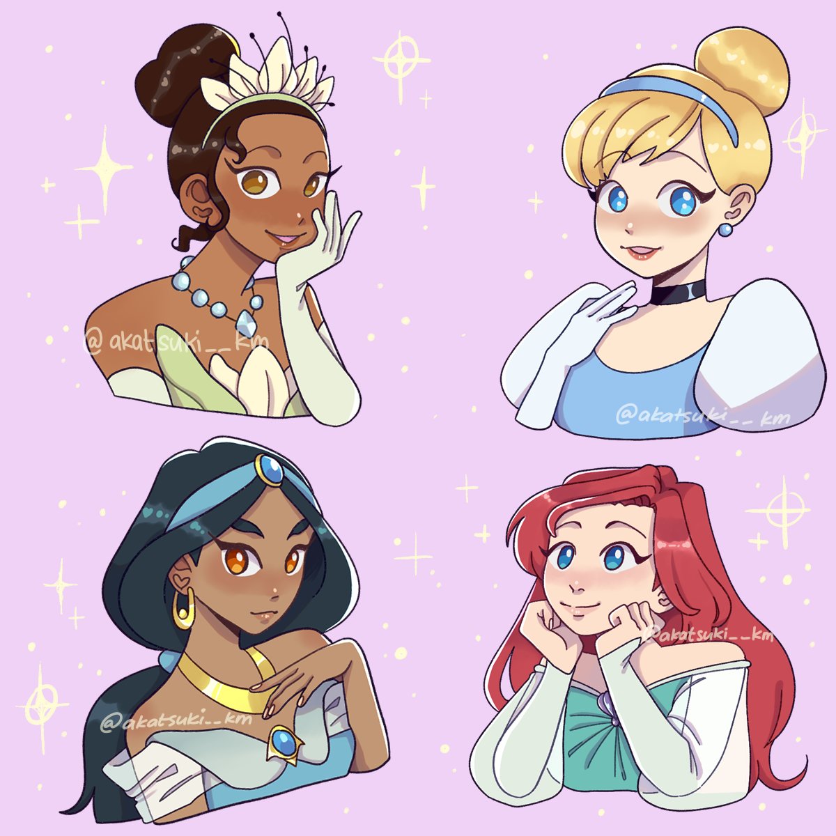 akatsuki__km's tweet photo. made these last year as well for a lil project

#disneyprincess https://t.co/S7USg176u2