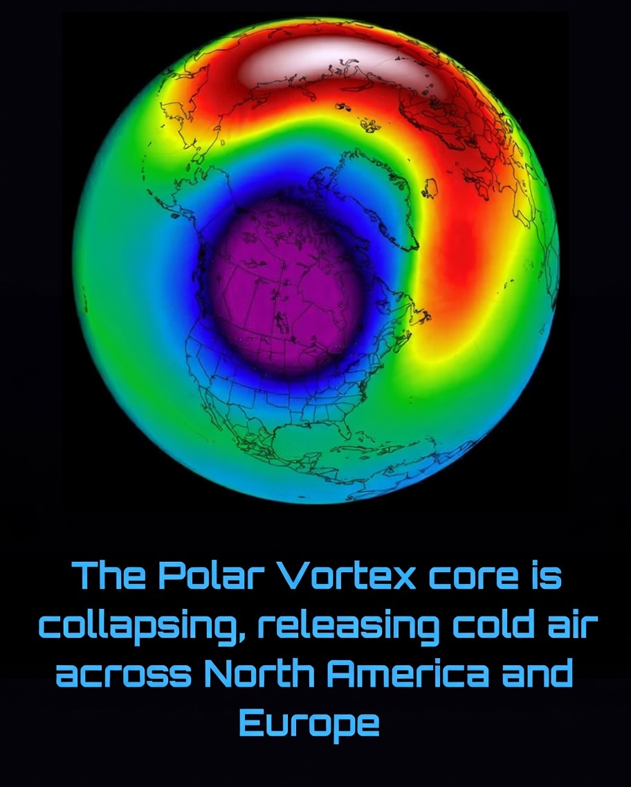 Rainmaker1973's tweet image. The polar vortex is fracturing — unleashing Arctic cold.

High in the stratosphere above the Arctic, an unusual and powerful event is taking shape: a major sudden stratospheric warming (SSW) is projected to peak in early February 2026. This dramatic atmospheric disruption has the…