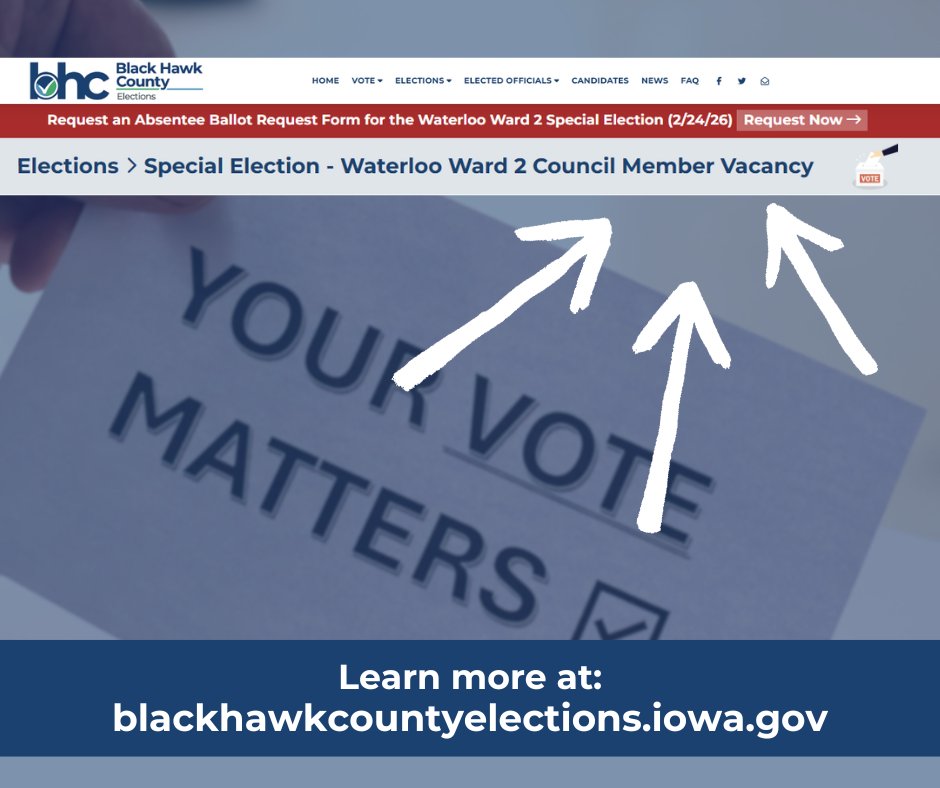 Black Hawk County Auditor and Elections tweet media