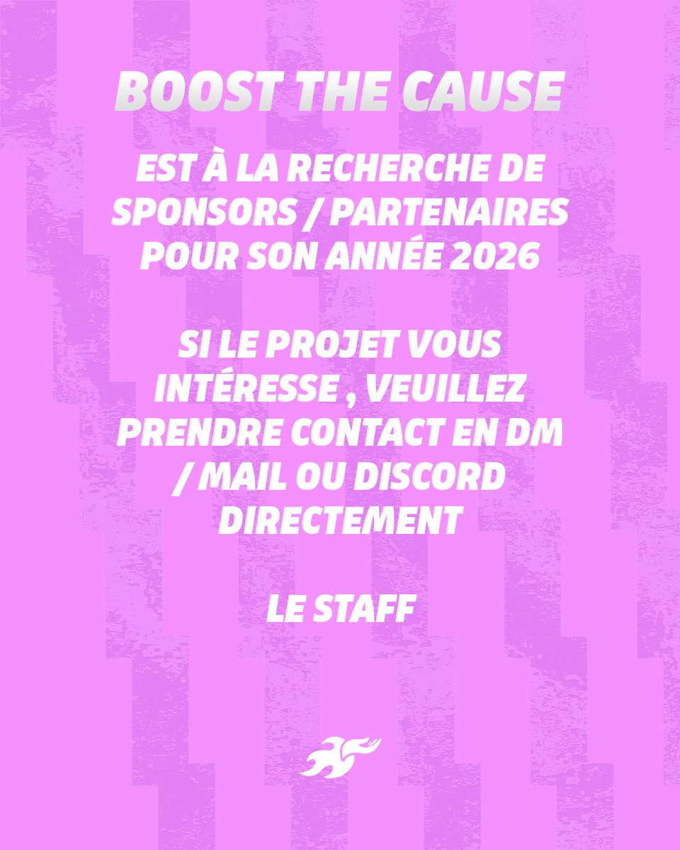 Boostthecause's tweet image. Discord : discord.gg/kEUdcgnyzF
Mail : boostthecause@gmail.com