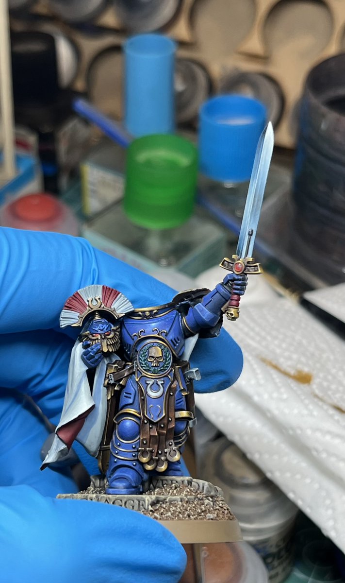 今日はここまで
兜のディテールが細かい