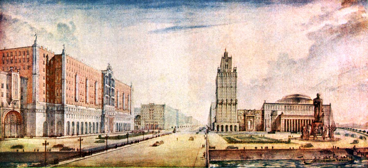 NewsArch's tweet image. Constitution Avenue. General plan for the reconstruction of the city of Moscow, 1935 wp.me/p518pU-2Xk Генеральный план реконструкции города Москвы 1935 г. #architecture #masterplan #Constitution ▄▀ via @cihru