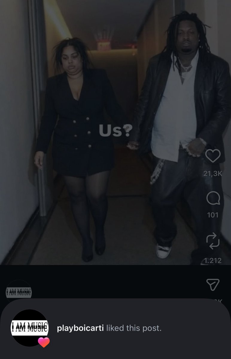 ain’t no way playboi carti liked ts 😭