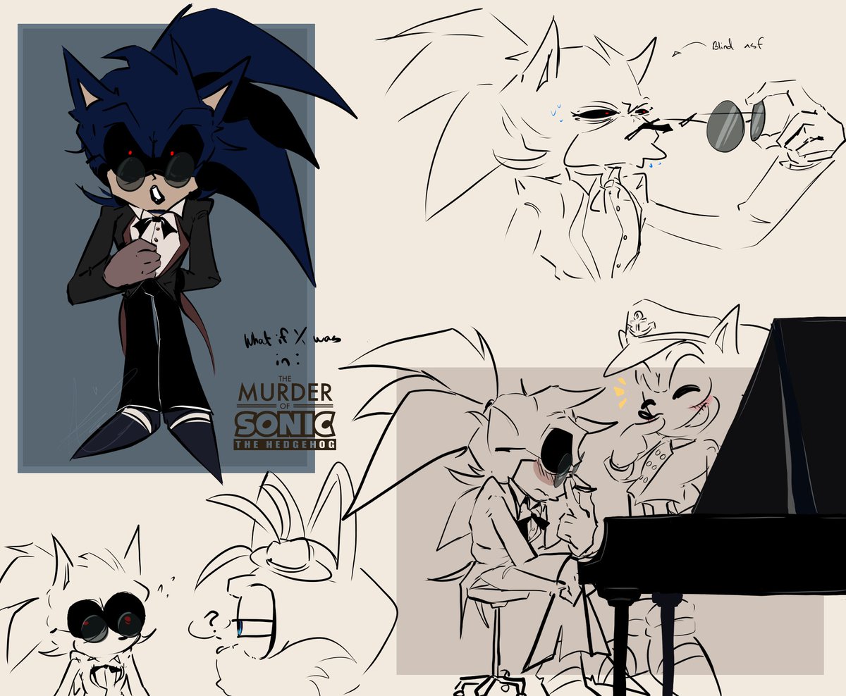 (repost) I've seen a lot of ya'll liked my design for X if he was in TMoSTH, so I drew him again for funsies.
#Sonicexe #SonicTheHedgehog #TMoSTH