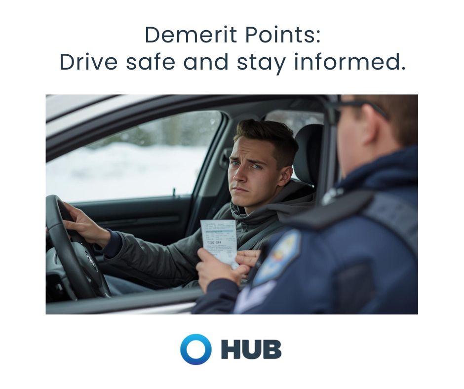 HUBInsureHunter's tweet image. Demerit points can impact your licence fast, especially if you’re a new driver. While insurers usually rate based on convictions (not points), these offences can have long-lasting impacts. #InsuranceHunter #drivesafe #demeritpoints #autoinsurance