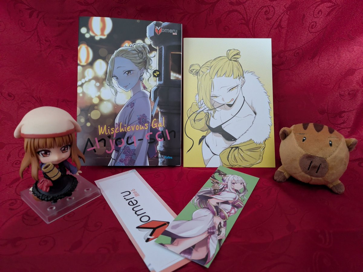 Einen schönen Mittwoch 🤗

Heute eingetroffen bei mir: 
Mischievous Gal Anjou-san 02

Finde das Variant-Cover der Limited echt hübsch 💖