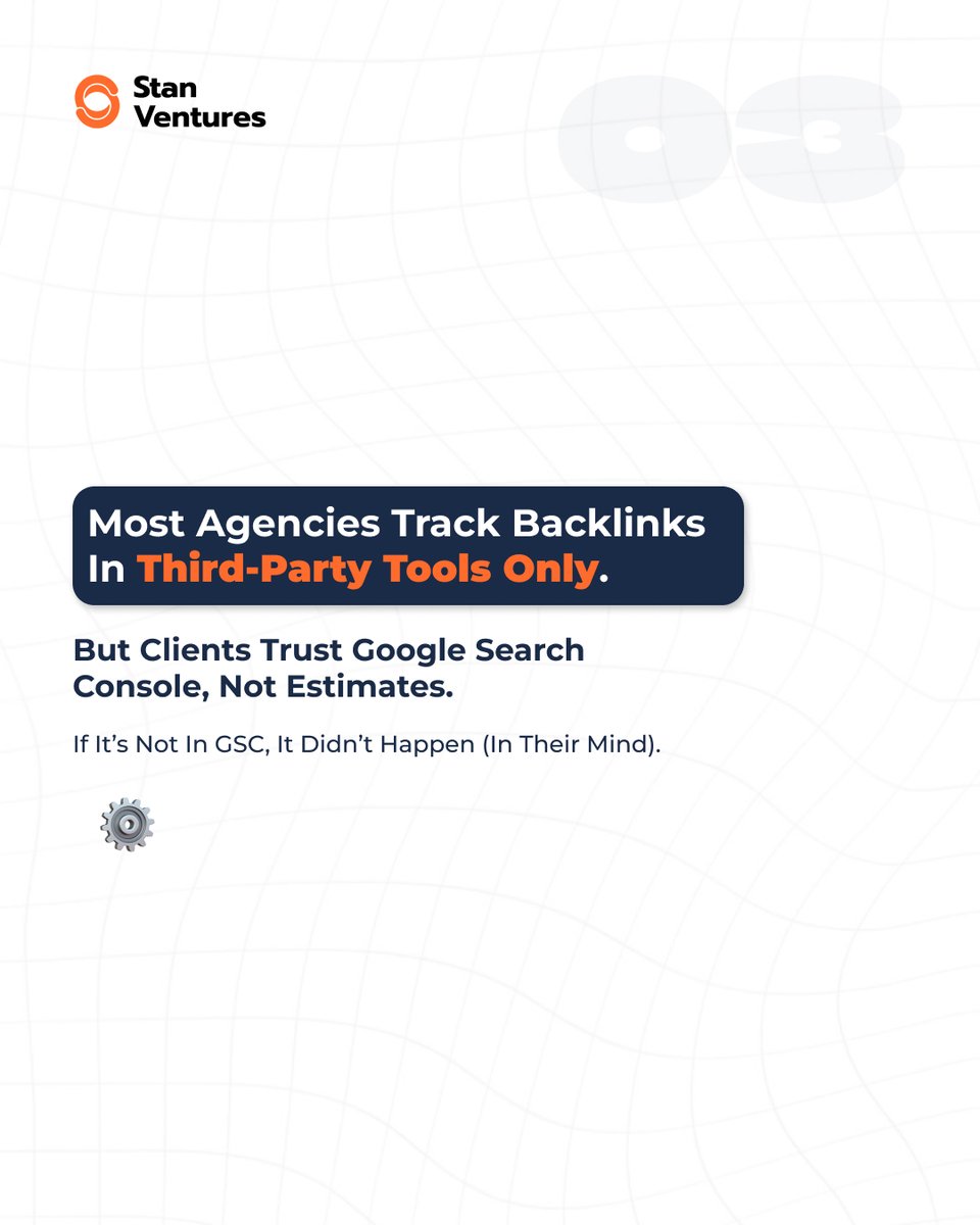 stanventures's tweet image. Clients don’t trust third-party estimates.
They trust Google Search Console.

If it’s not in GSC,
They assume it didn’t happen.

Here’s how smart agencies avoid awkward reporting calls ↓
🔗 hubs.ly/Q040HHMk0

#SEO #LinkBuilding #AgencyGrowth #GoogleSearchConsole