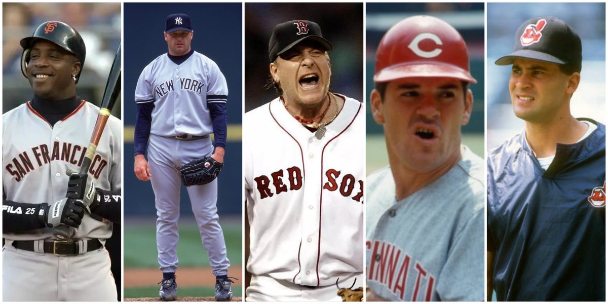 Cuando los números no bastan para Cooperstown.

▪︎ Omar Vizquel vio caer su candidatura tras acusaciones personales fuera del terreno. 
▪︎ Barry Bonds y Roger Clemens quedaron fuera por la era de los esteroides.
▪︎ Pete Rose, pese a ser el líder histórico de hits, fue