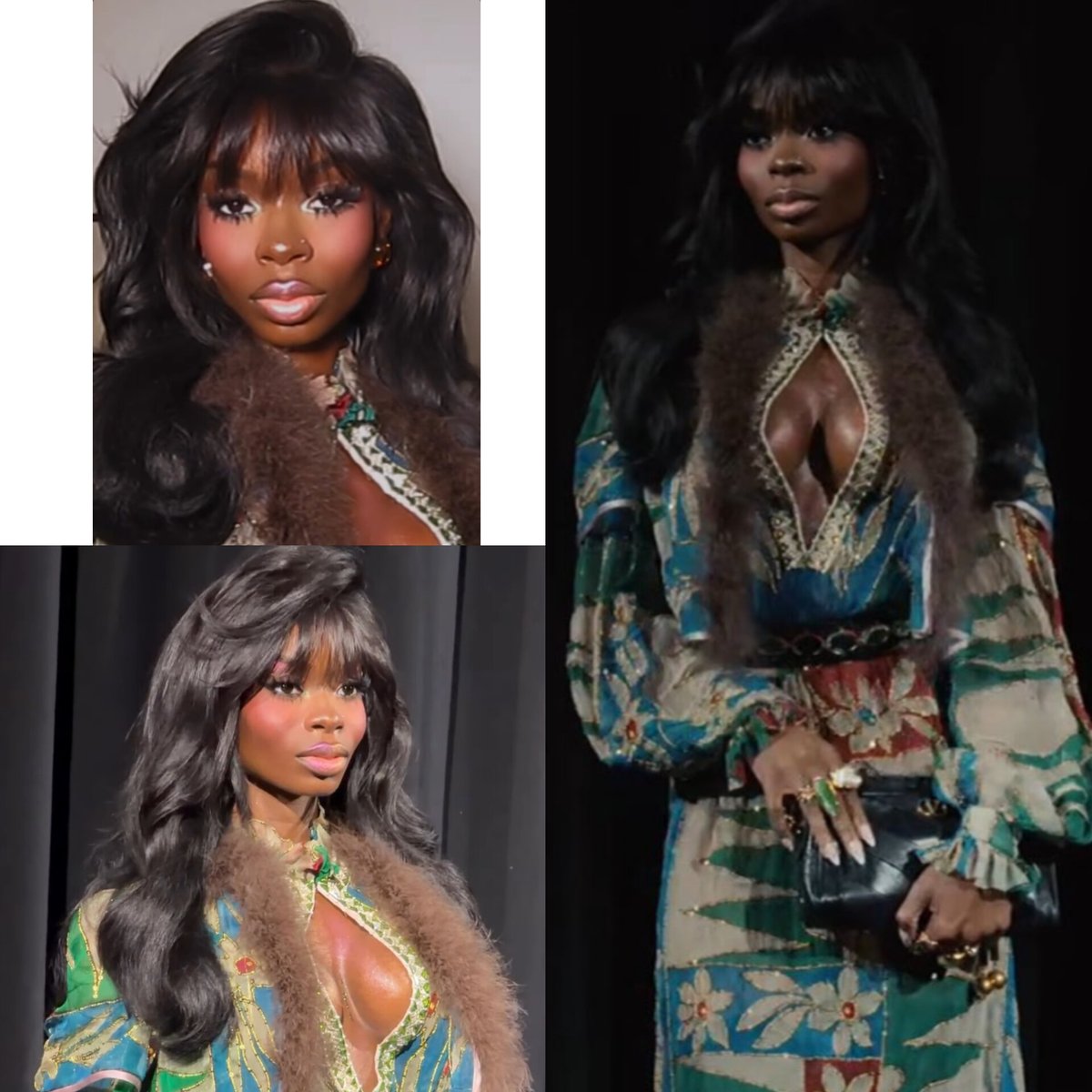 RedMedia_us's tweet image. Olandria Trends at No1 Globally as she arrives at the Valentino Haute Couture show in Paris.