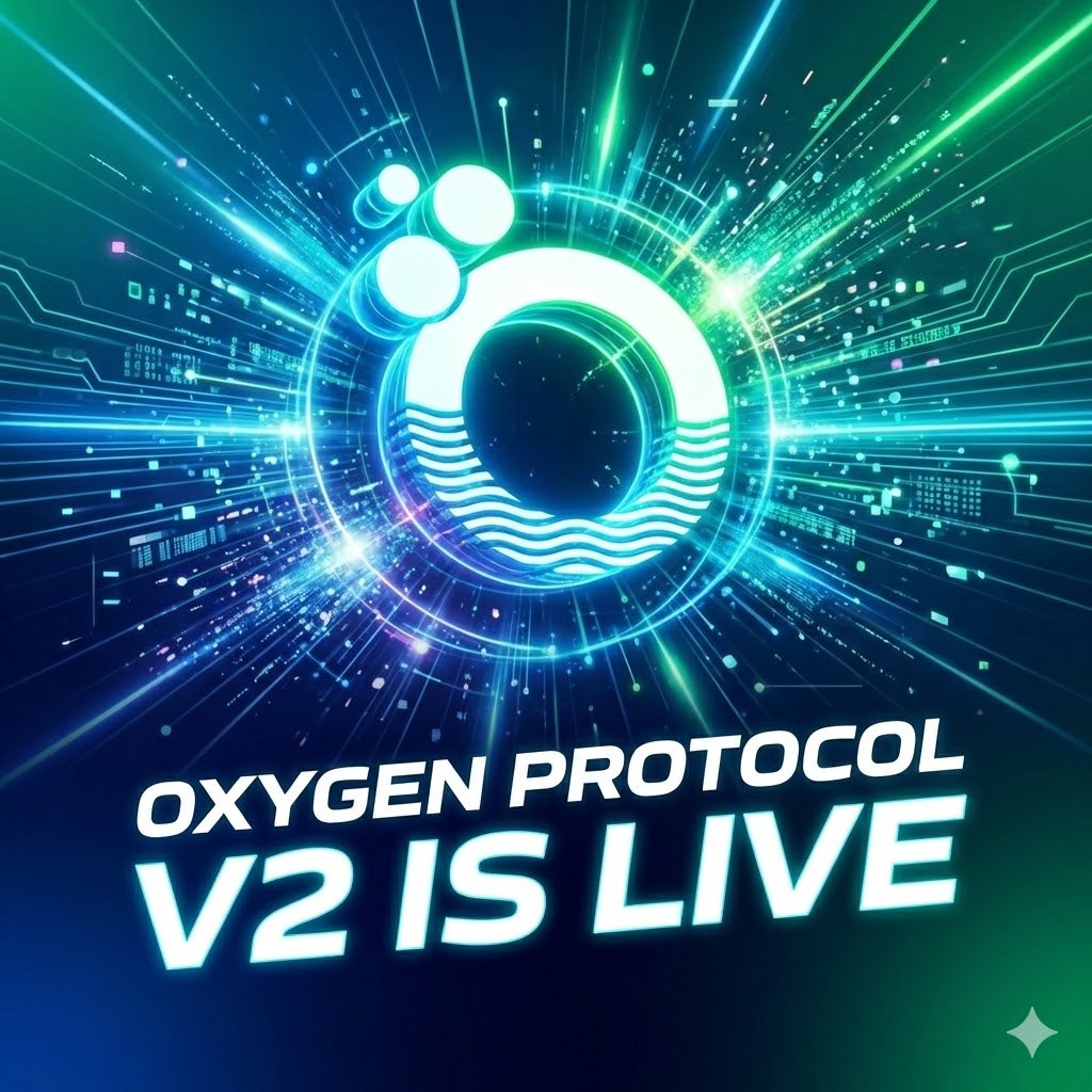 🌐 THE WAIT IS OVER: OXYGEN WEB APP IS LIVE! 🚀 The new era of #ReFi has  begun! Log in to the Oxygen Protocol v2 Web Interface now and start earning  $OXY