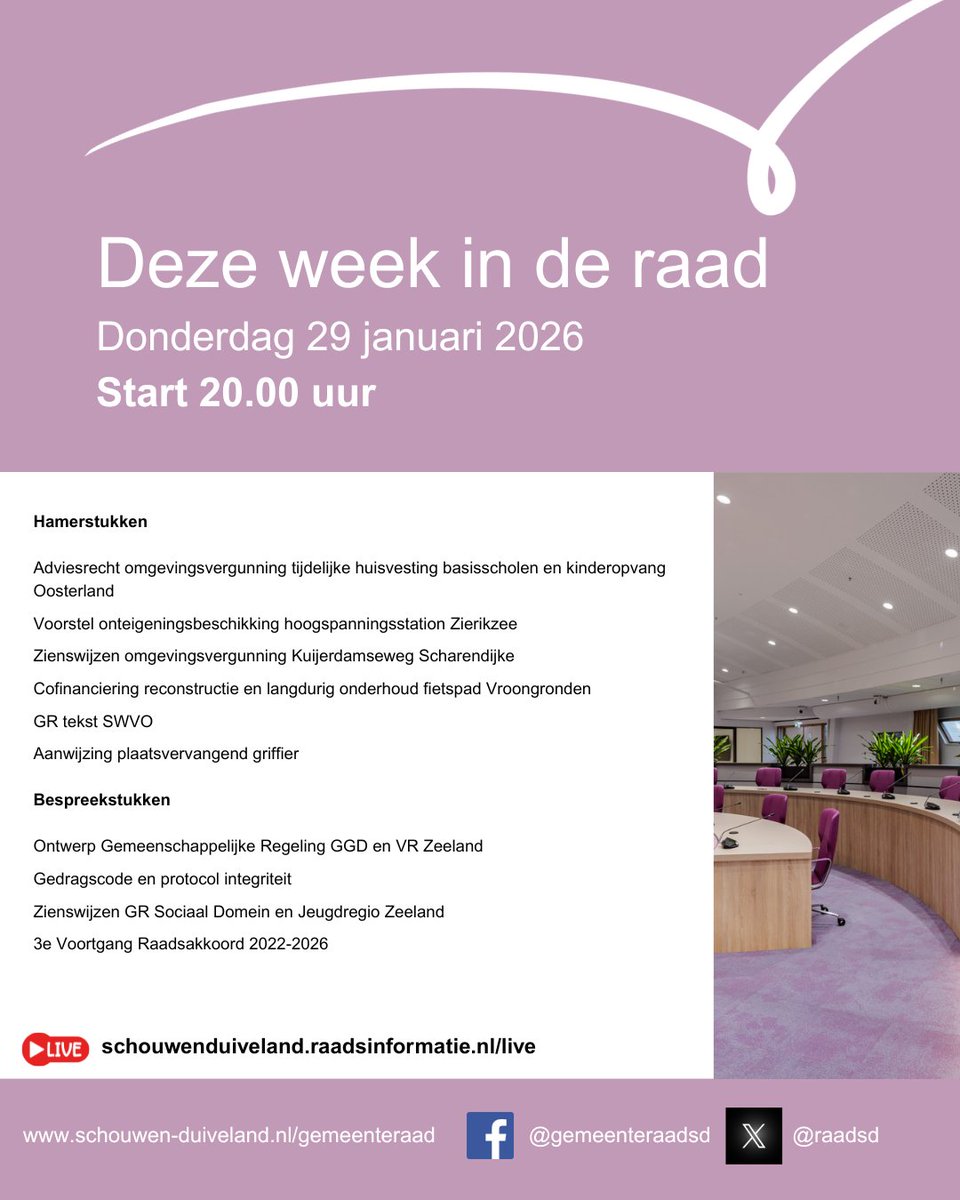 Gemeenteraad Schouwen-Duiveland tweet media