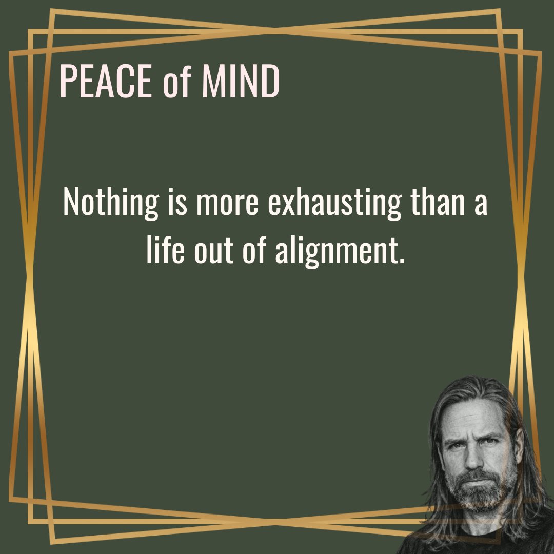 glgrombacher's tweet image. “Nothing is more exhausting than a life out of alignment.”

Burnout isn’t always too much work.
Often it’s misplaced work.
Fix the priorities.
Honor the values.

Energy returns when alignment does.
#SelfCommand #AdultLife #Responsibility #PerformancePhilosophy #InnerOrder