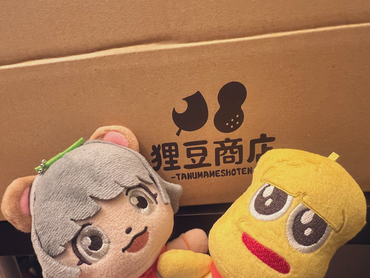 fav7_2's tweet photo. 狸豆商店のダンボールかわいい‼️📦 https://t.co/P7i831oRbG