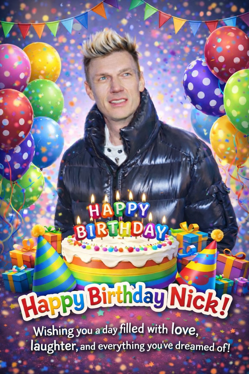 Dear <a href="/nickcarter/">Nick Carter</a>,
I wish you a very happy birthday and all the best for the year ahead 🎉
May the coming year bring you good health, happiness, and many memorable moments ✨

Enjoy celebrating your special day — you truly deserve it 🎂

Kind regards,
Denise ❤️