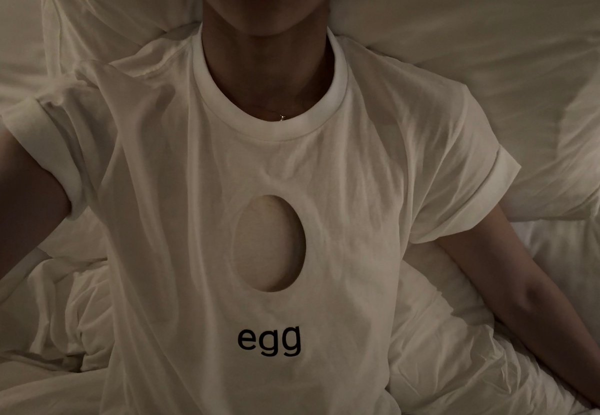 sangwon finally joins leo and junmin wearing the egg shirt that