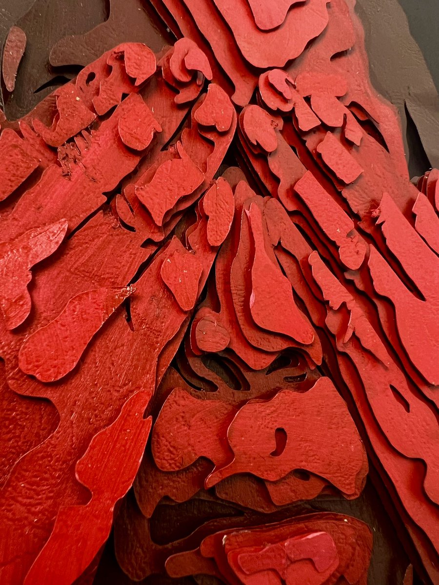 DeoluFemi's tweet image. I spend a lot of time on edges. How layers meet or separate is where the meaning of each piece becomes clear.
#deolufemi #paperlayering #paperartist #afticanart #contemporaryafricanart