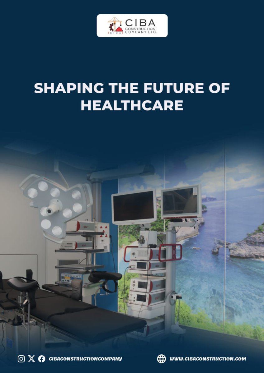 At Ciba Construction, we lead innovation in healthcare construction, delivering mission-critical facilities grounded in deep operational understanding. #CibaConstructionCompany #Hospitalproject  #HealthcareInnovation #BuildingForCare #SmartInfrastructure #FutureOfHealthcare