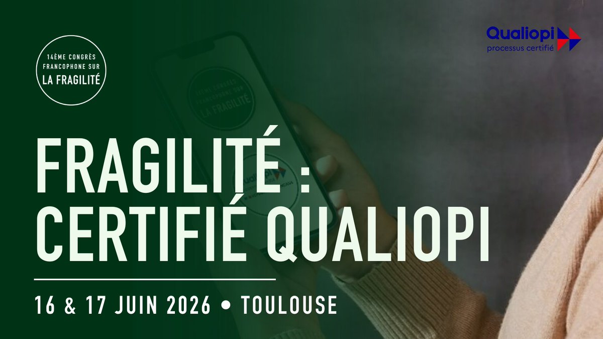 CONGRES FRAGILITE tweet media