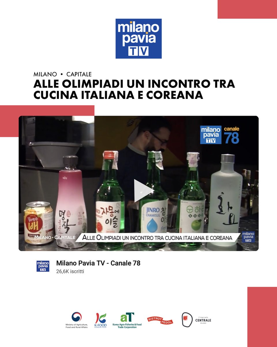 Il servizio di MilanoPaviaTV sul press lunch al Bistrot Pedol nel Mercato Centrale di Milano: un’esperienza italo-coreana tra mixology e cucina di pesce, promossa da aT Center Paris, agenzia governativa del Ministero dell’Agricoltura della Repubblica di Corea. 

#bistrotpedol