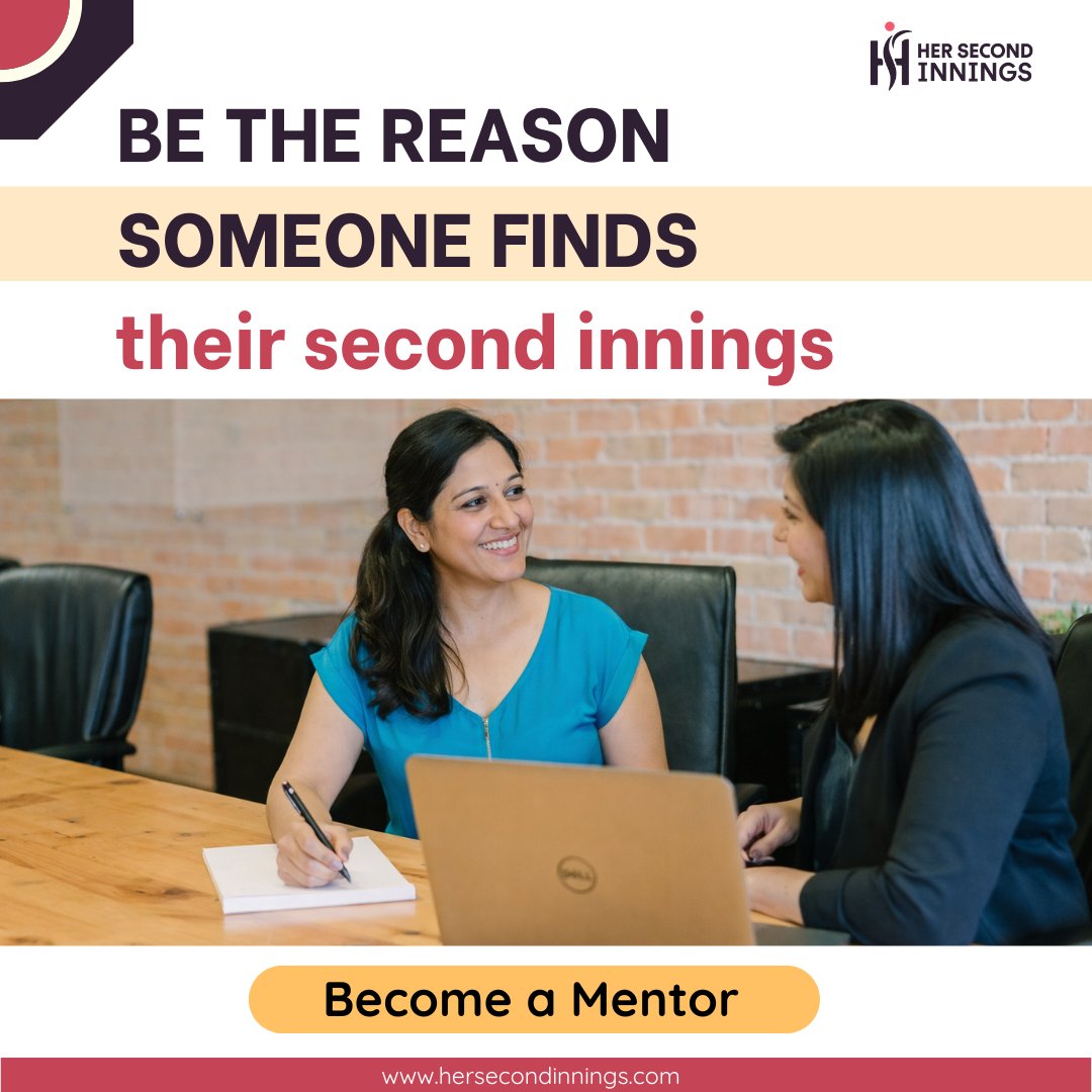 🚶‍♀️💻 Become a Mentor | HerSecondInnings Tech MentorWalk – March 

👉 Book your mentor slot here:bit.ly/3vkA6PP
Let’s build careers. Let’s build confidence. Let’s build community.

#TechMentor #WomenInTech #HerSecondInnings #MentorshipMatters #CareerRestart