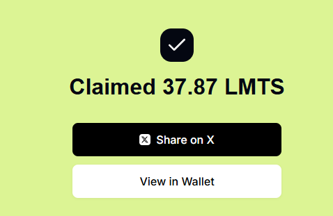 Derick_Connect's tweet photo. After accumulating over $3839 trading volume and losing $155 in the process.

I got 162 points that's worth $2.34 cent

Thank you limitless for the life changing money

The return on investment here is even worse than Elsa https://t.co/GV5Rut0KqI