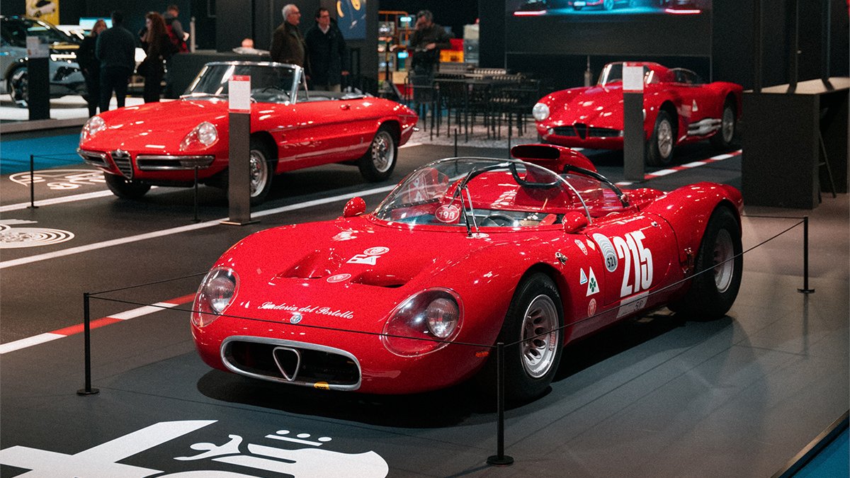 alfa_romeo's tweet photo. The “roads of emotion” lead to Paris at the Rétromobile 2026. For its 50th edition, #AlfaRomeo celebrates over a century of Italian design and driving passion in an exhibition where heritage meets the present, and the driver is always at the center. #scuderiadelportello #museodinamicoalfaromeostorichedacompetizione
https://t.co/gLoZV87KgC