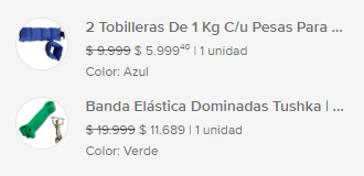 Más compras para <a href="/MalaguenoCF/">CF Malagueño</a> con la plata de las donaciones  🙌🏼💙🤍❤️

👉🏼 2 tobilleras de 1kg: $5.999,40
👉🏼 Banda elástica 1m: $11.689
👉🏼 Envío gratis

Total de esta compra: $17.688,40

En la compra previa se había gastado $36.124:
x.com/SantiagoLuesma…

Total gastado hasta el