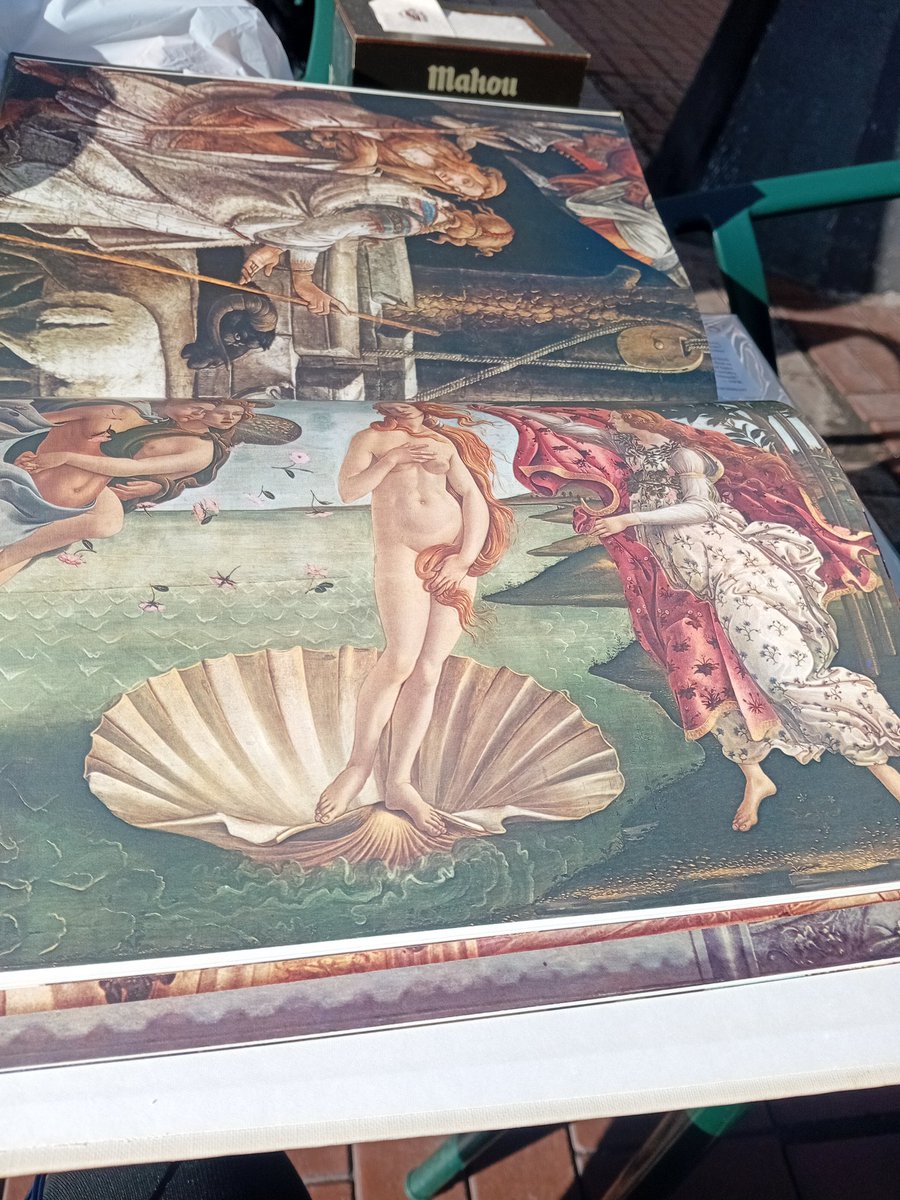 Me he comprado un libro se Boticcelli. Como me dan alergia los ácaros voy estornudando big time. Veo a la gente agobiada. No pienso aclarárselo.