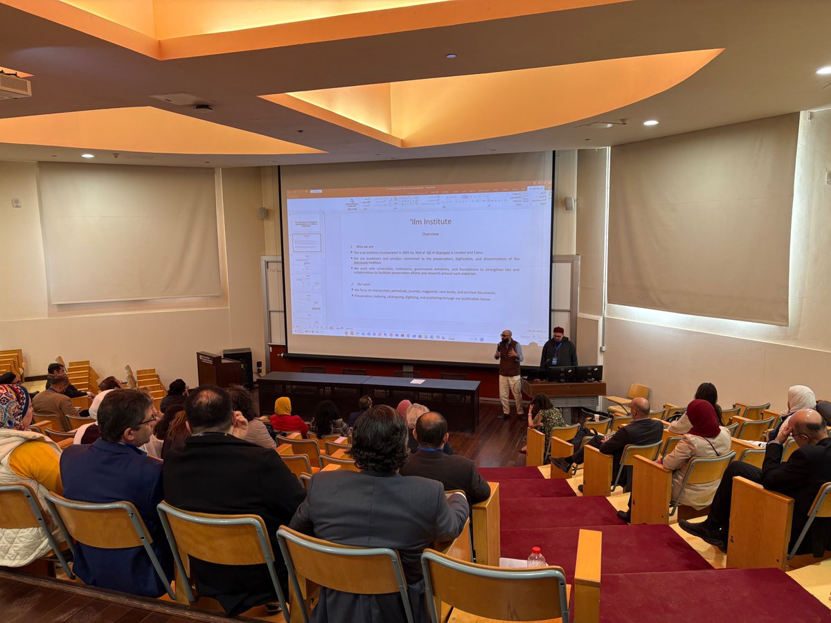 سعدنا بالمشاركة هذا الأسبوع في المؤتمر الدولي السنوي المشترك لمؤسستي «ميلا» و«ميلكوم» المنعقد هذا العام في الجامعة الأمريكية بالقاهرة
We were delighted to take part this week in the <a href="/MELALibs/">MELA</a> &amp; MELCom International Joint Annual Conference hosted this year at <a href="/AUC/">AUC</a> #melamelcom2026